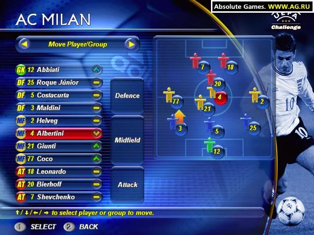 Изображение игры: UEFA Challenge