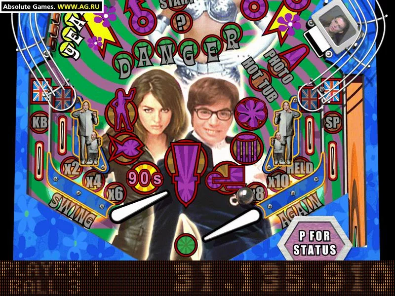 Изображение игры: Austin Powers Pinball
