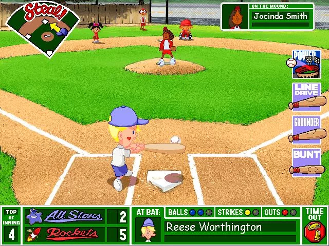 Изображение игры: Backyard Baseball