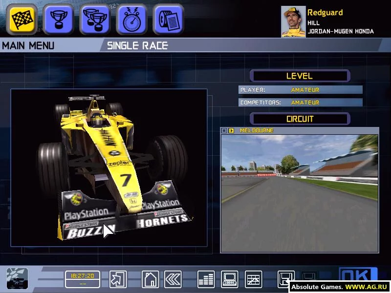 Изображение игры: F1 Racing Championship