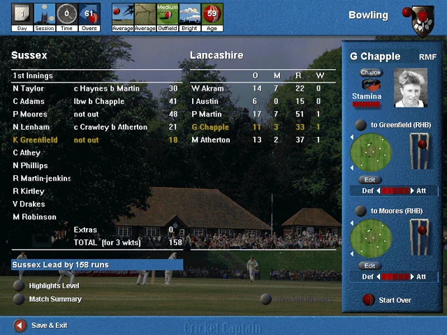 Изображение игры: International Cricket Captain