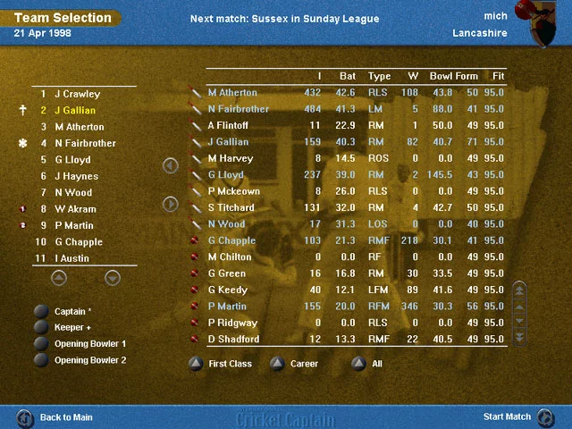 Изображение игры: International Cricket Captain