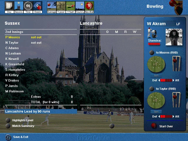 Изображение игры: International Cricket Captain