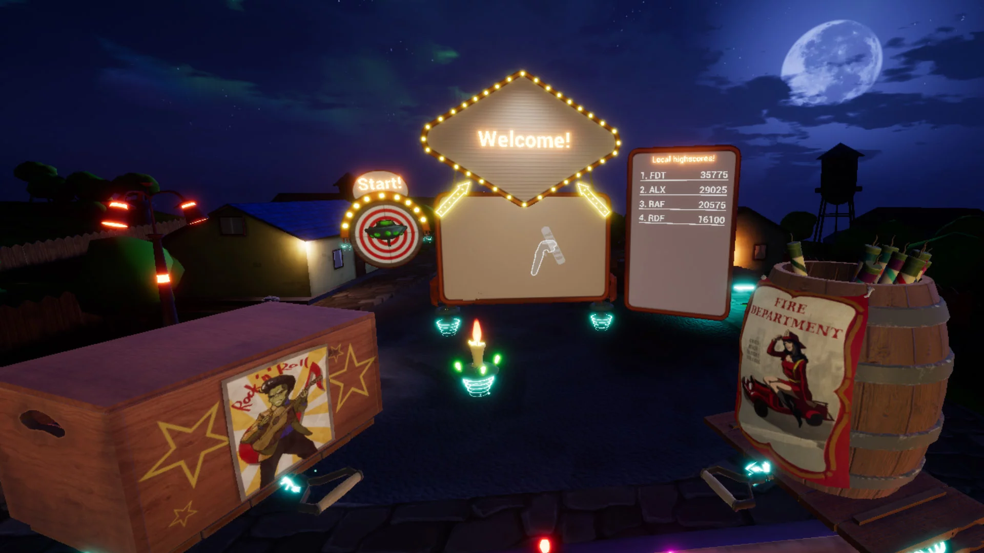 Изображение игры: Aliens In The Yard
