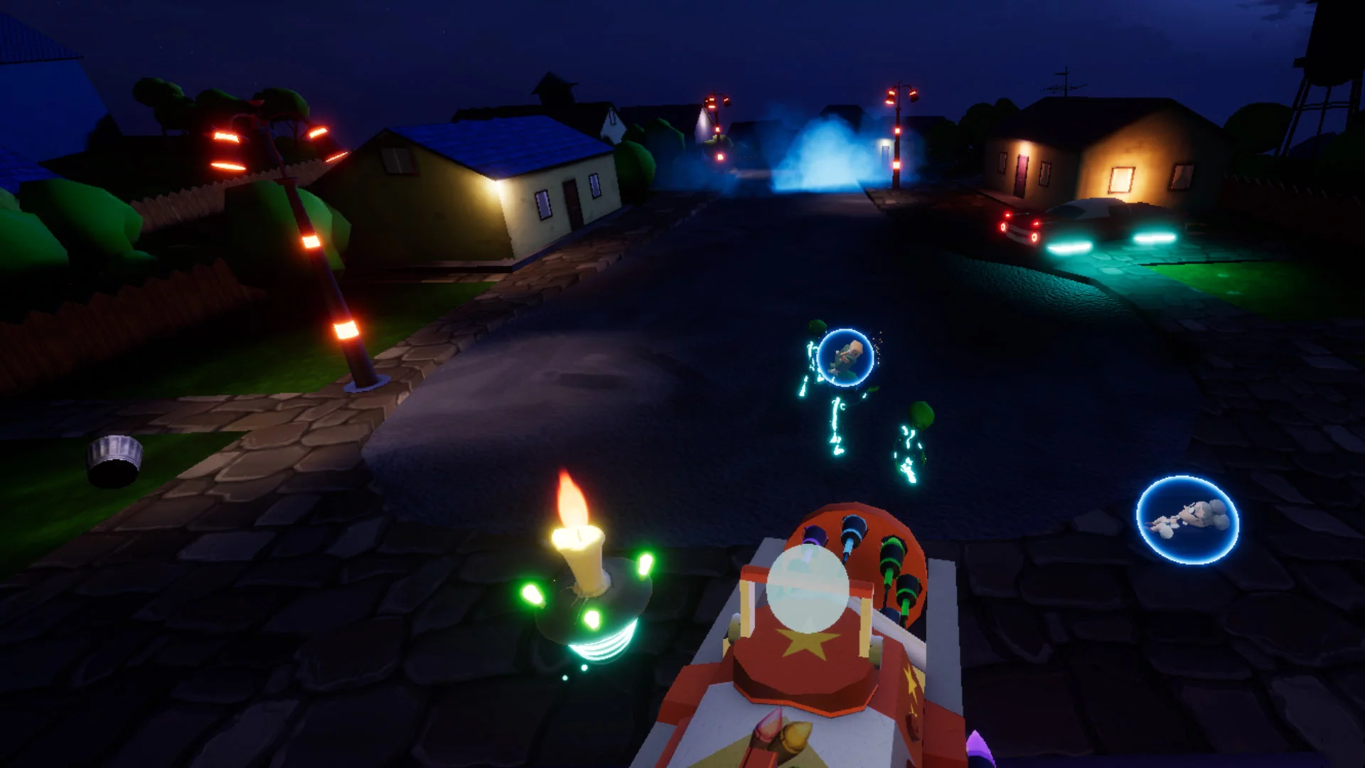 Изображение игры: Aliens In The Yard