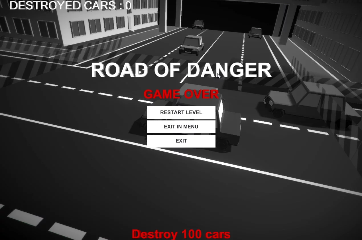 Изображение игры: ROAD OF DANGER