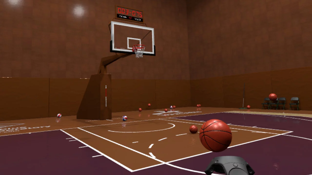 Изображение игры: VR SHOOT AROUND - Rialistic basketball simulator