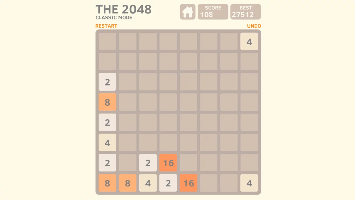 Изображение игры: THE 2048