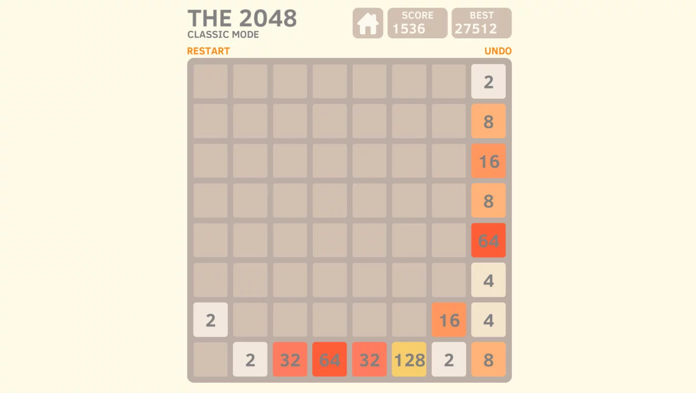 Изображение игры: THE 2048