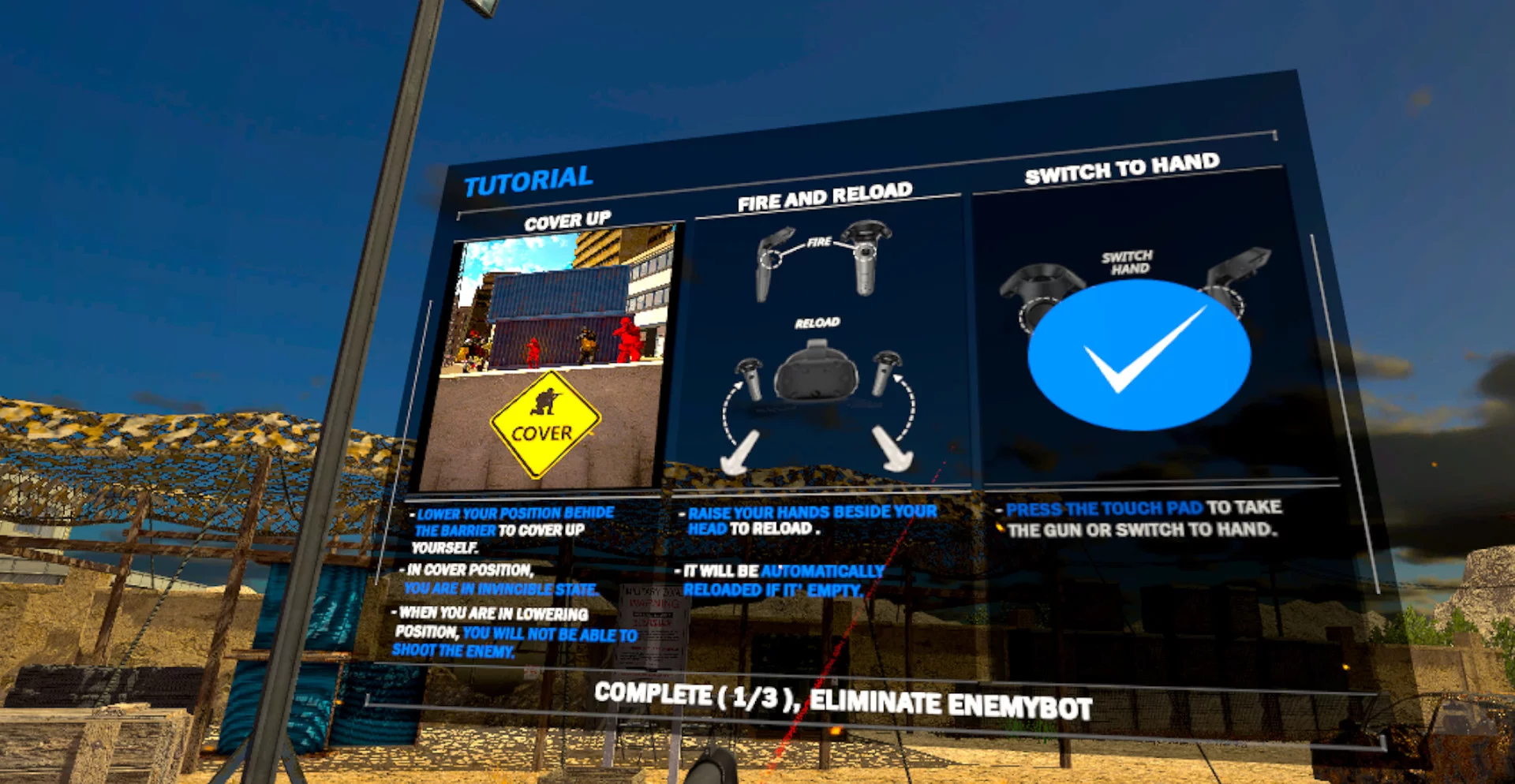 Изображение игры: SPECIAL FORCE VR