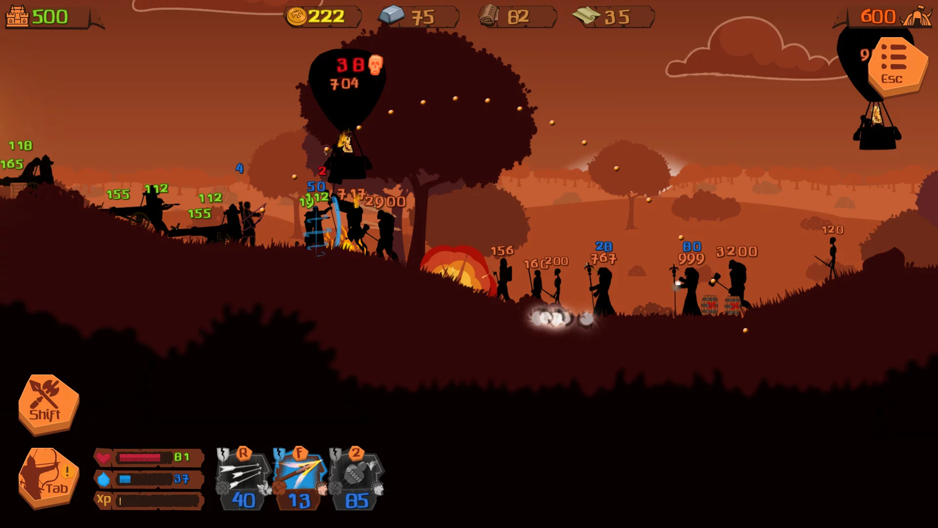 Изображение игры: Invasion of Barbarians