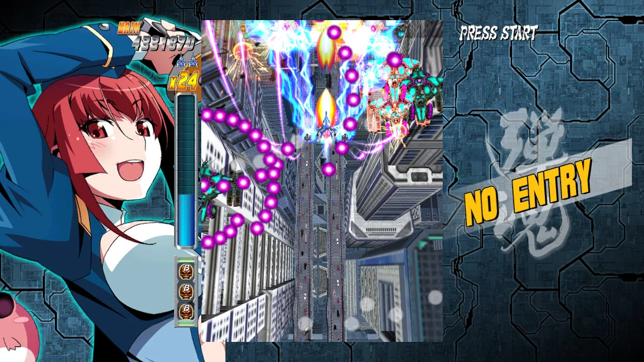 Изображение игры: BULLET SOUL INFINITE BURST / バレットソウル - インフィニットバースト