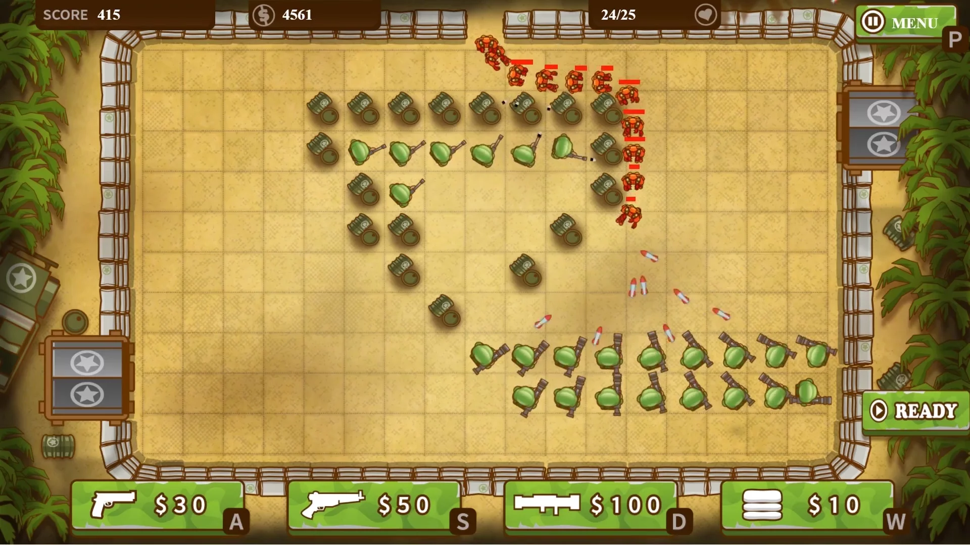 Изображение игры: A Mazeing Tower Defense