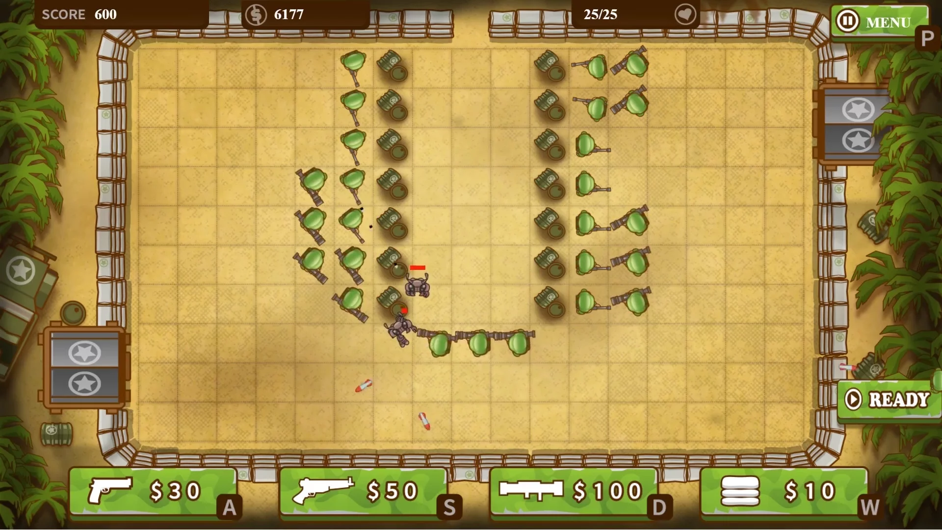 Изображение игры: A Mazeing Tower Defense