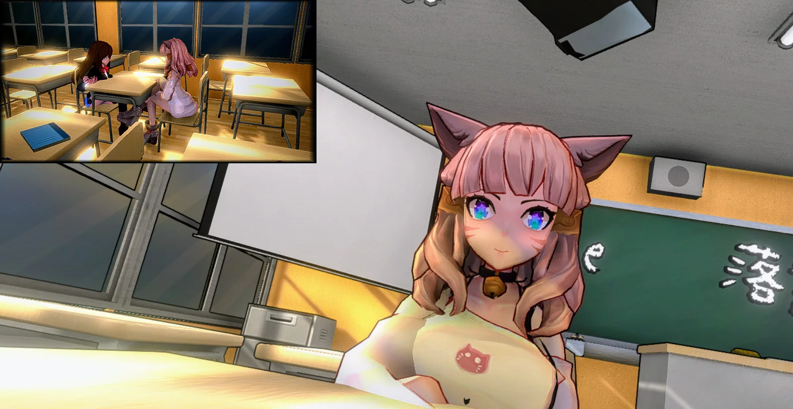 Изображение игры: SchoolWar - become a VR AnimeGirl