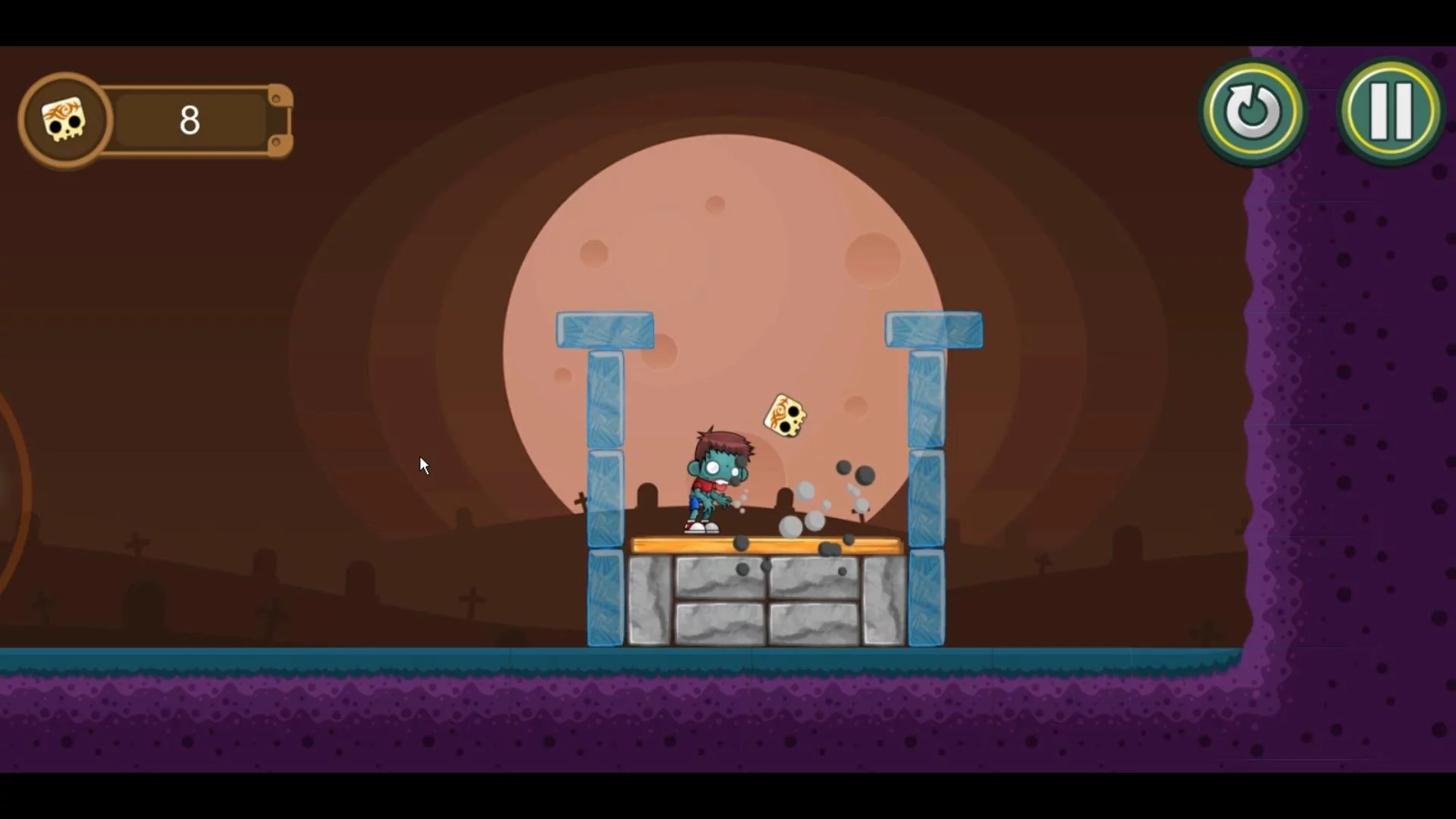 Изображение игры: SlingSkull Zombies 2