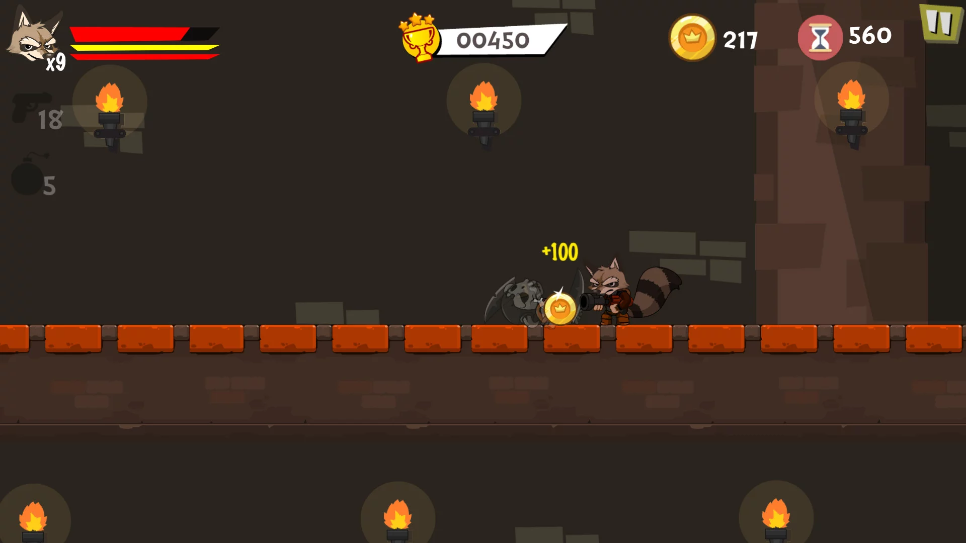 Изображение игры: Combat Raccoon