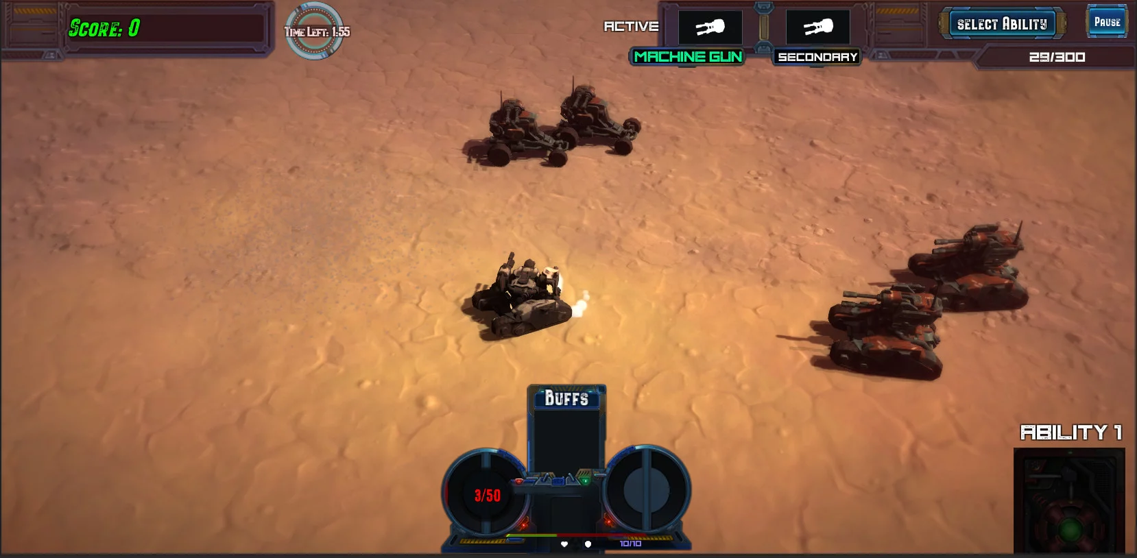 Изображение игры: Frag The Tanks