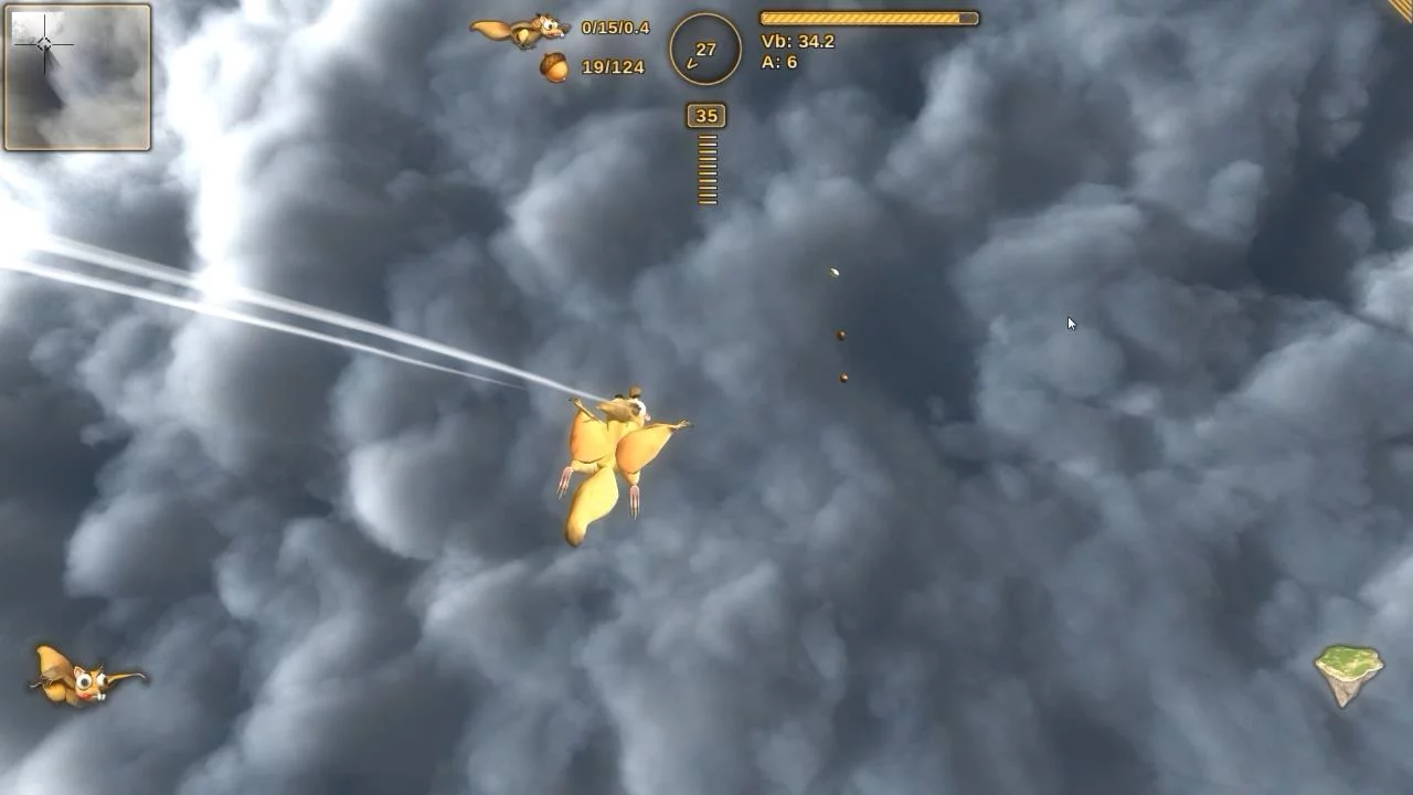 Изображение игры: Crazy Flying Squirrel