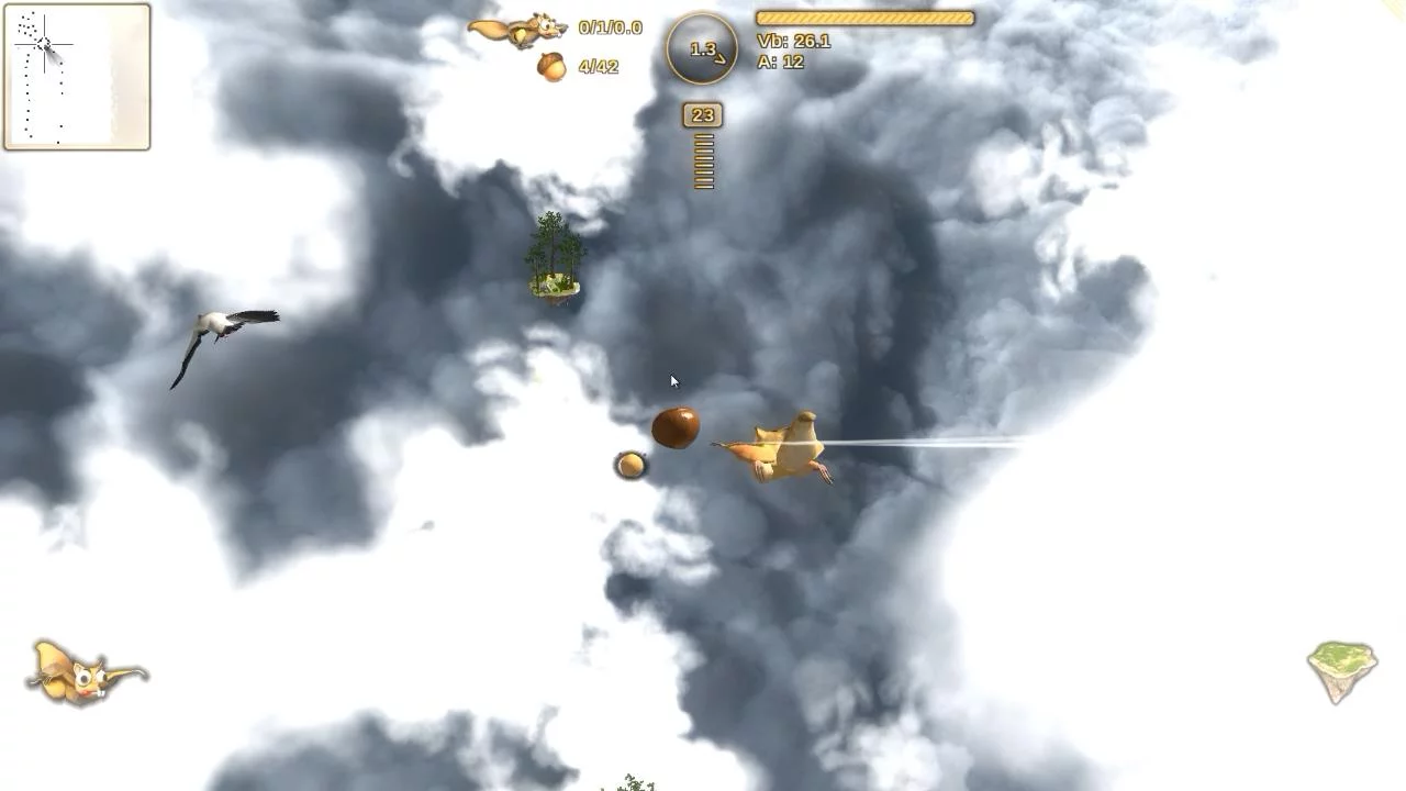 Изображение игры: Crazy Flying Squirrel