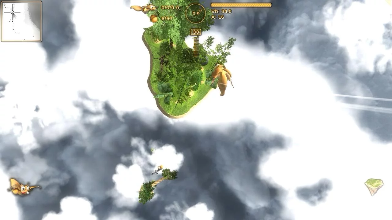 Изображение игры: Crazy Flying Squirrel