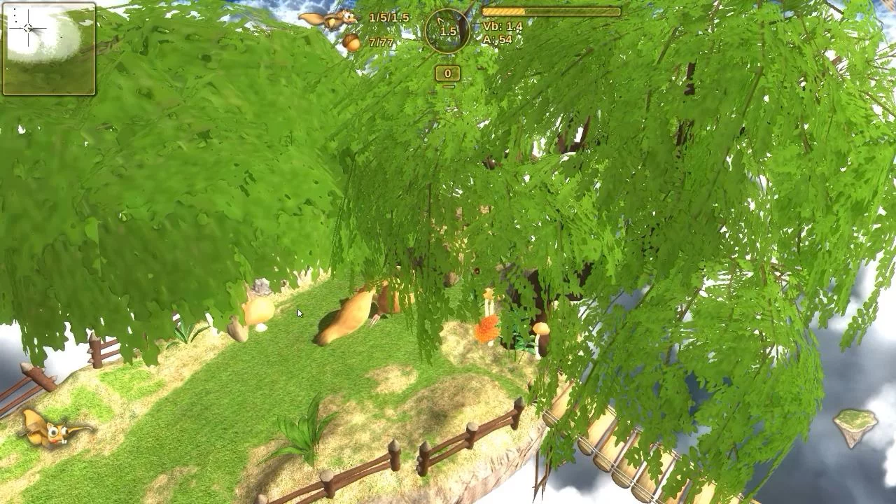 Изображение игры: Crazy Flying Squirrel