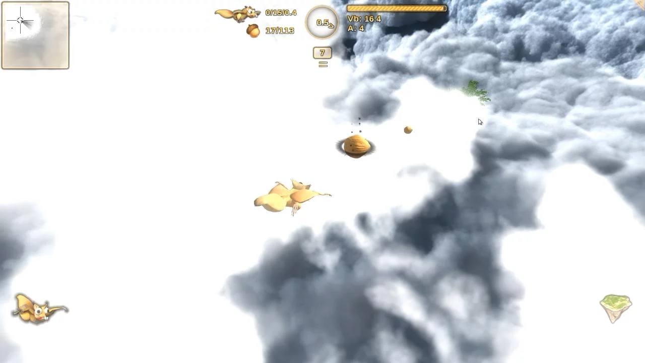 Изображение игры: Crazy Flying Squirrel