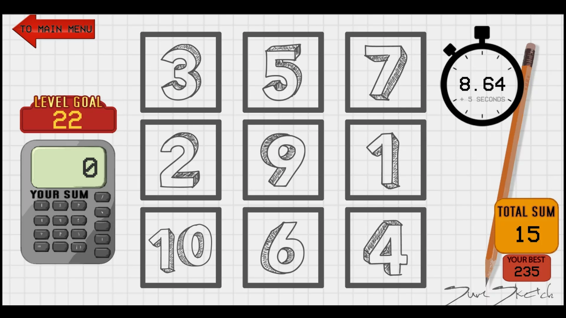 Изображение игры: Sum Sketch