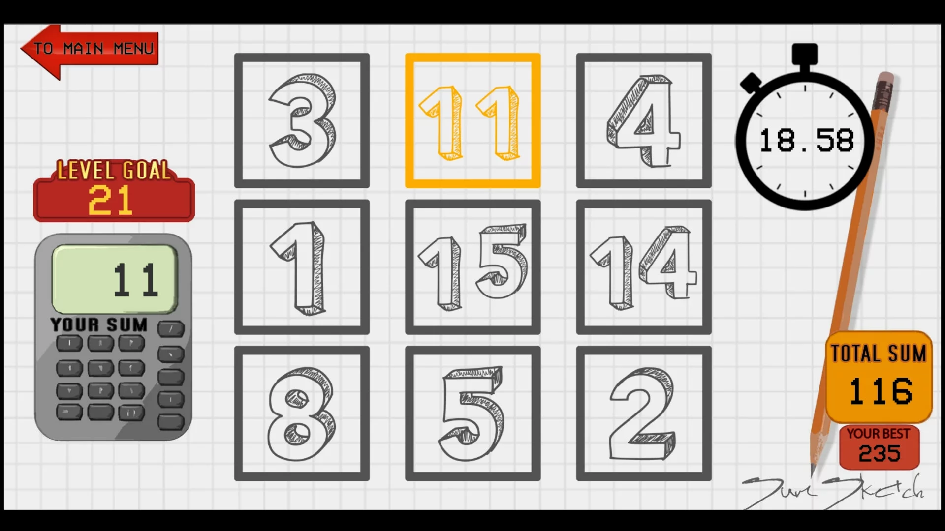 Изображение игры: Sum Sketch