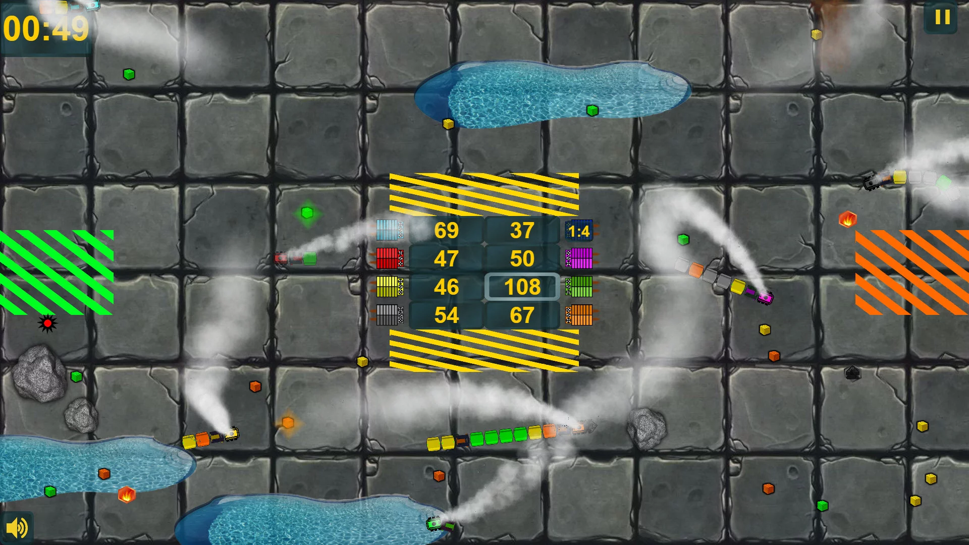 Изображение игры: OneScreen Wagons