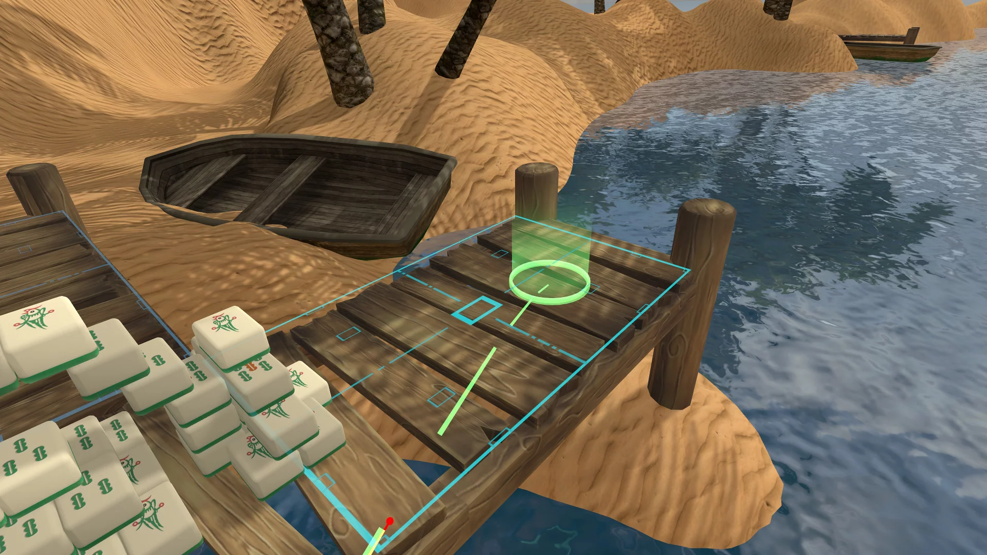 Изображение игры: VR Mahjong worlds