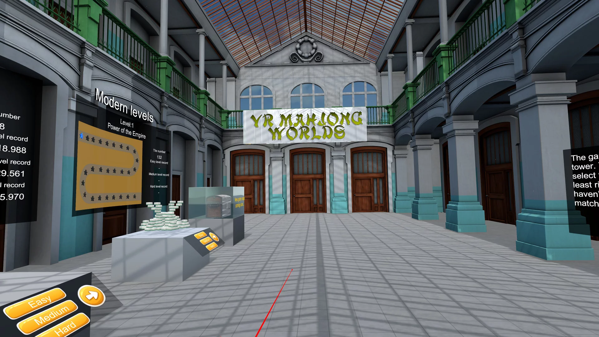 Изображение игры: VR Mahjong worlds