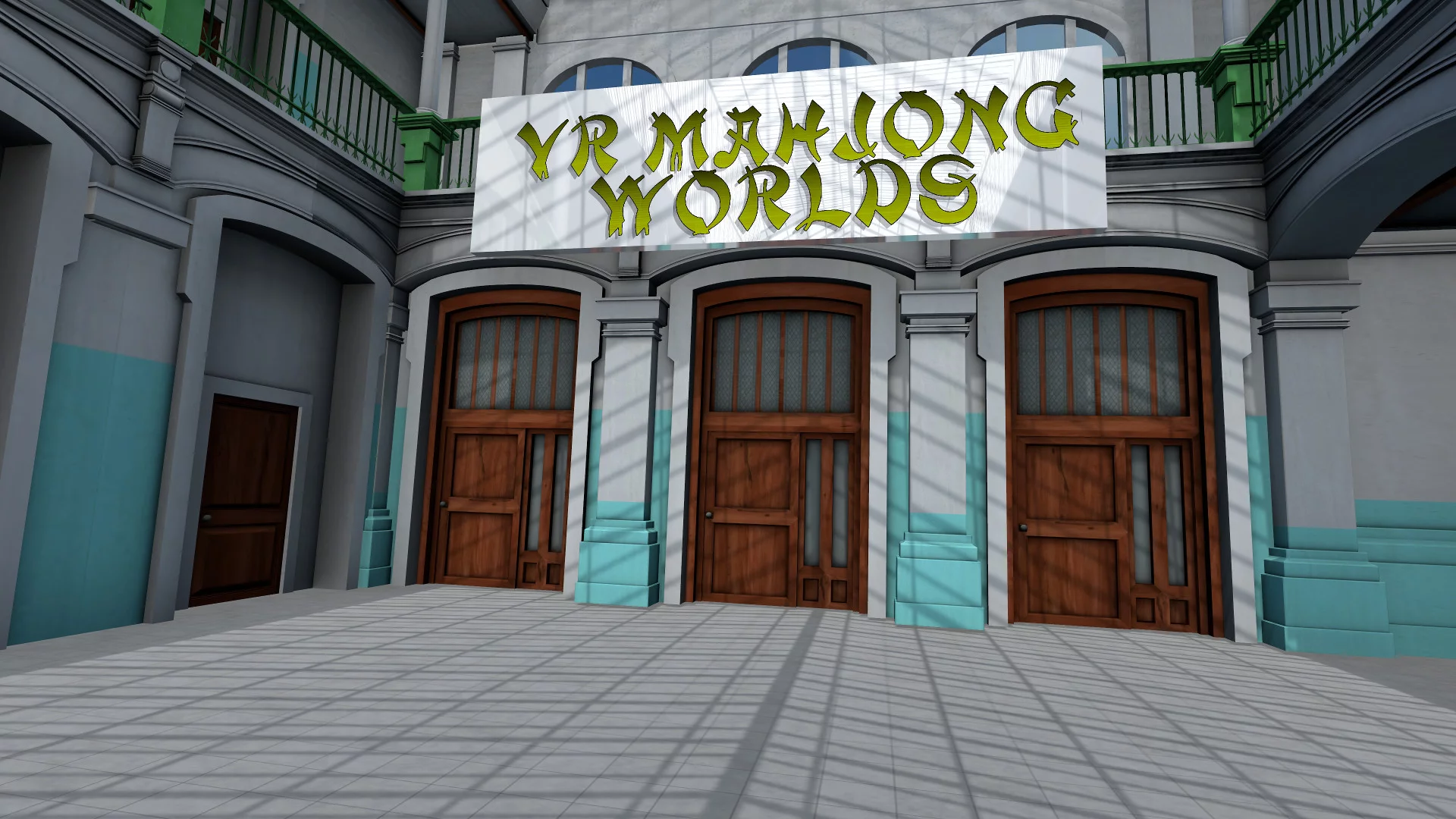 Изображение игры: VR Mahjong worlds