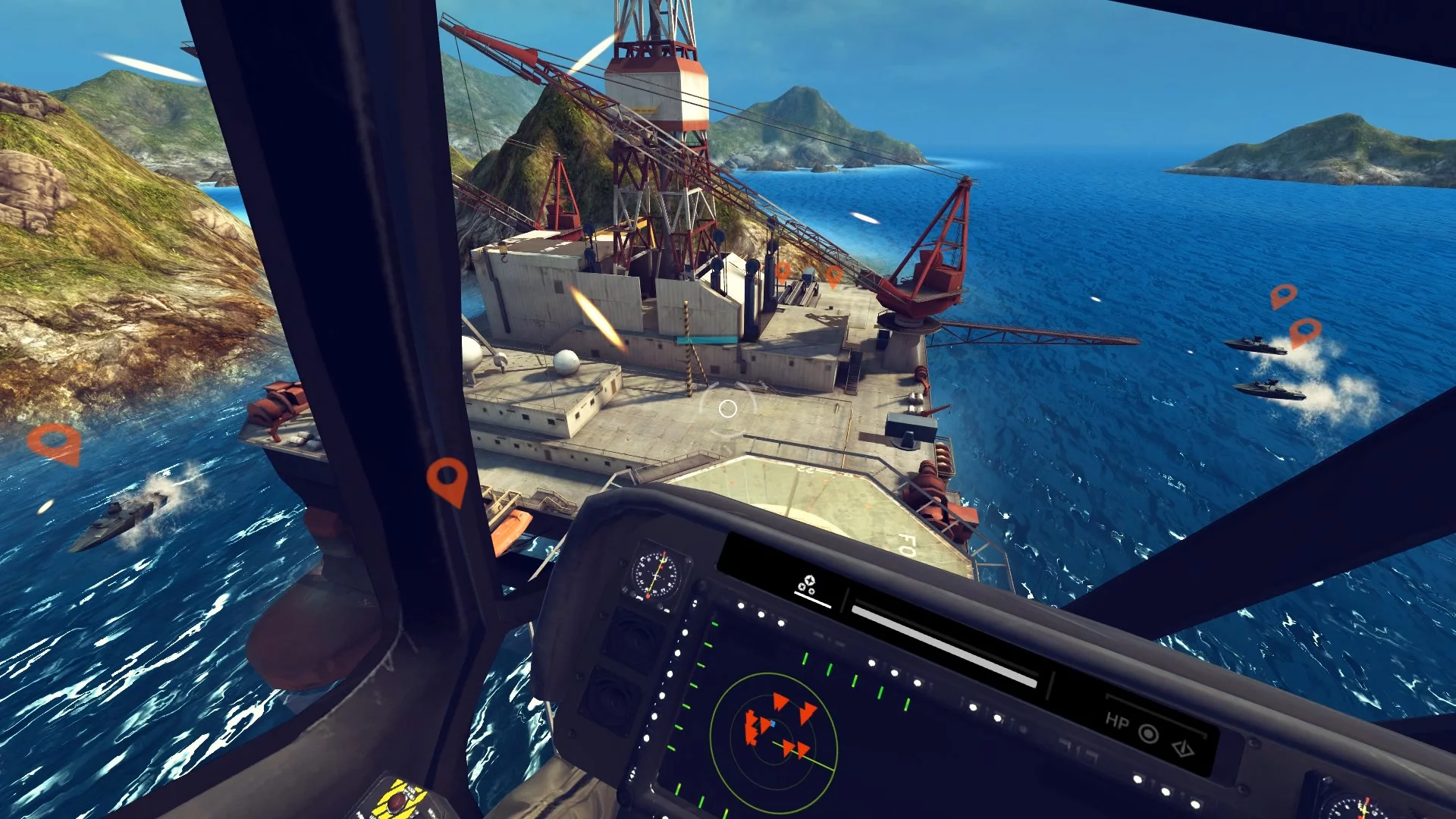 Изображение игры: Gunship Battle2 VR