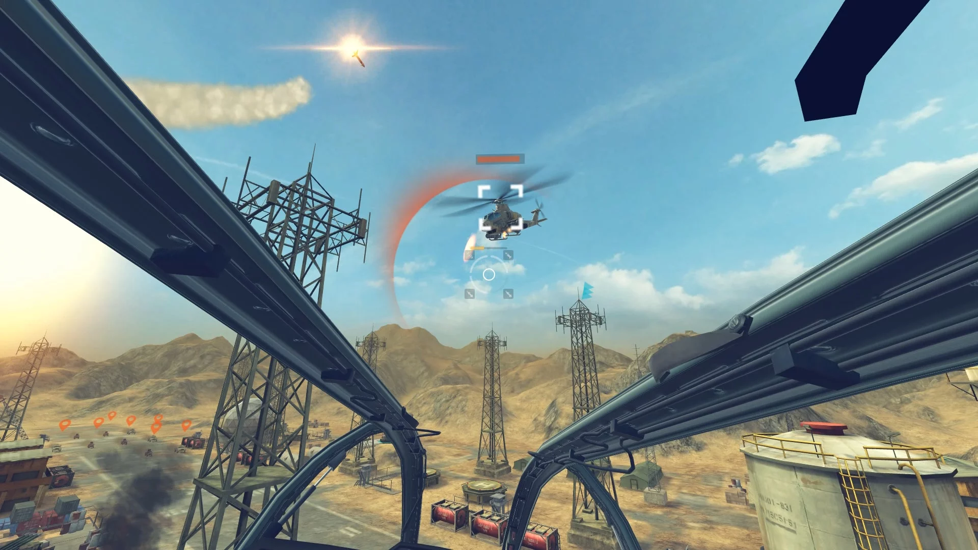 Изображение игры: Gunship Battle2 VR