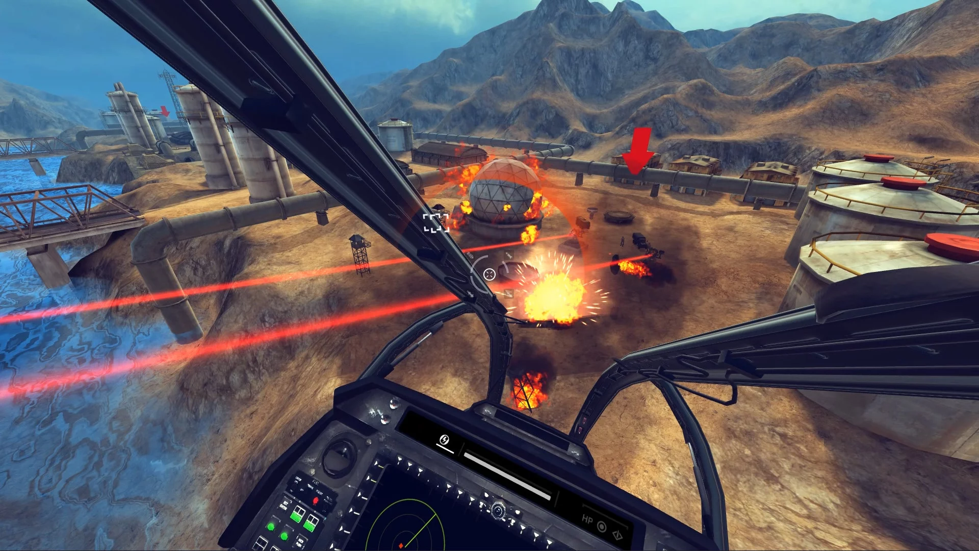 Изображение игры: Gunship Battle2 VR