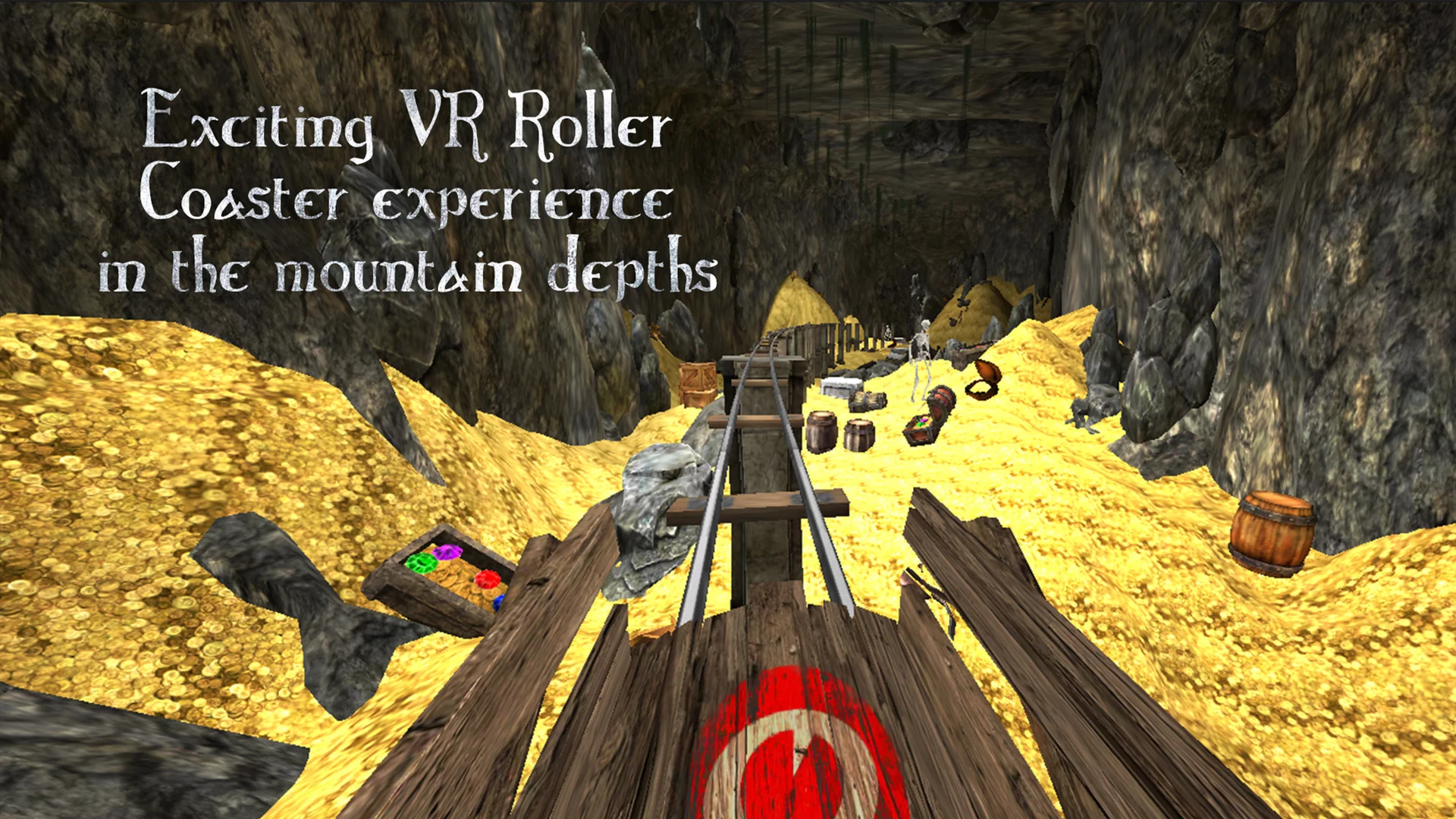 Изображение игры: VR Roller Coaster - Cave Depths