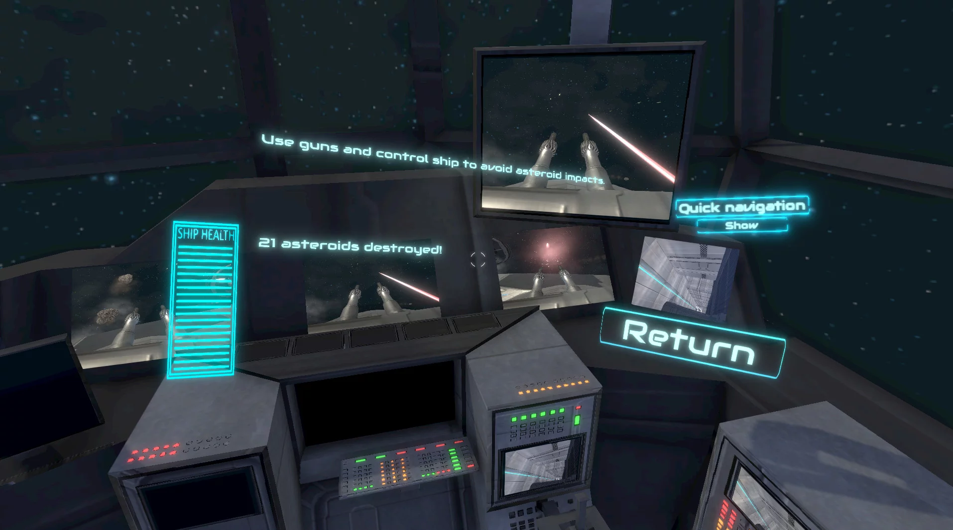 Изображение игры: Odyssey VR - The Deep Space Expedition