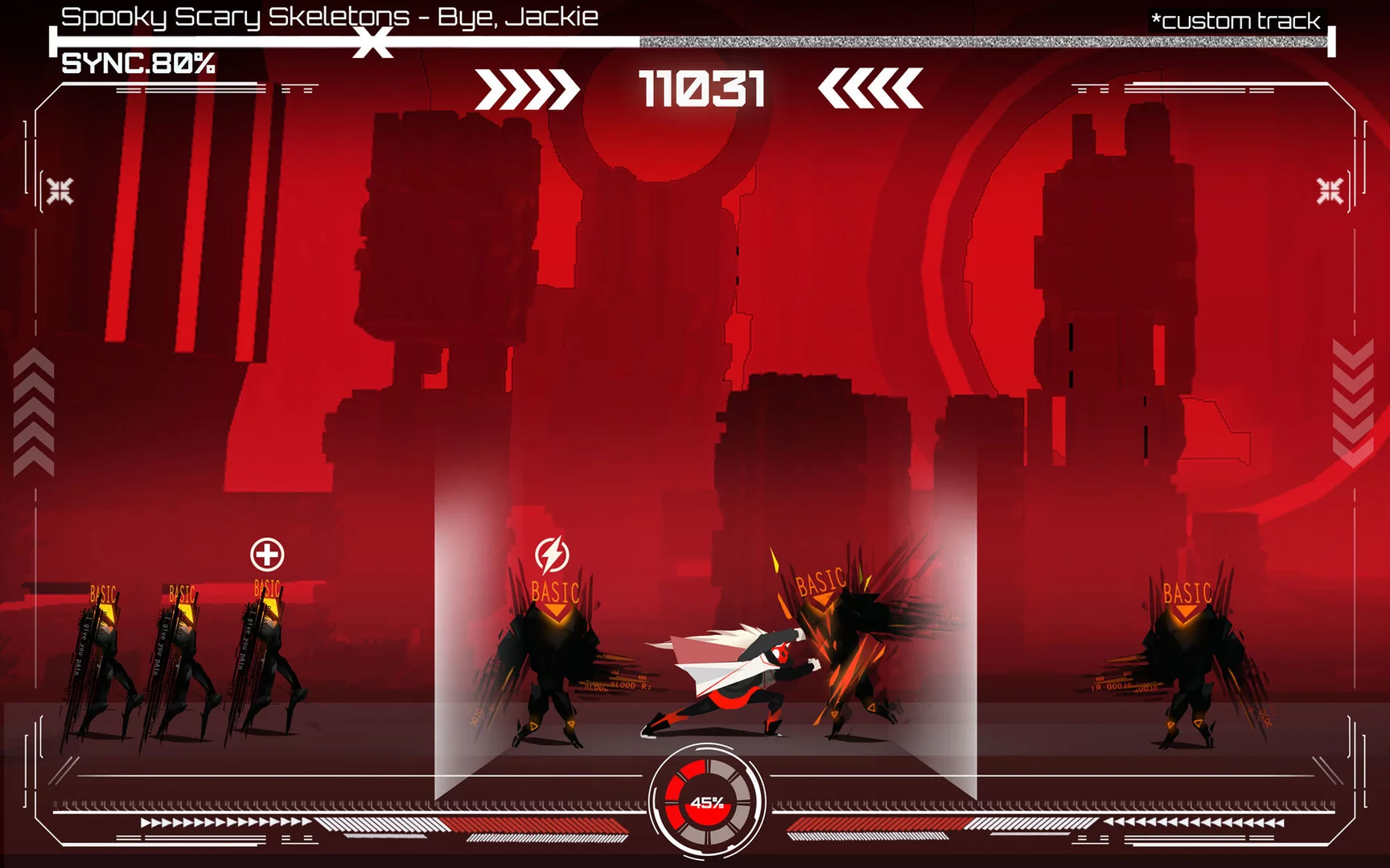 Изображение игры: TERRORhythm TRRT - music powered beat 'em up