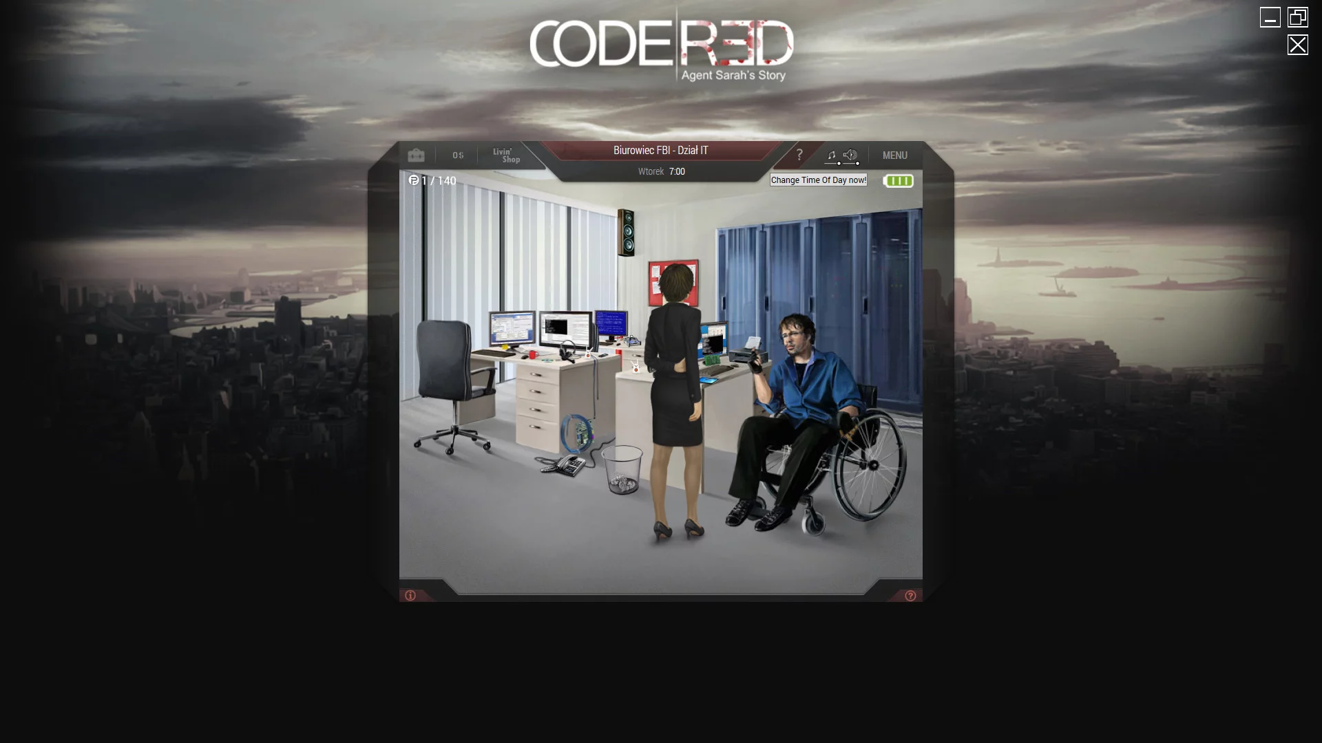 Изображение игры: CodeRed: Agent Sarah's Story - Day one