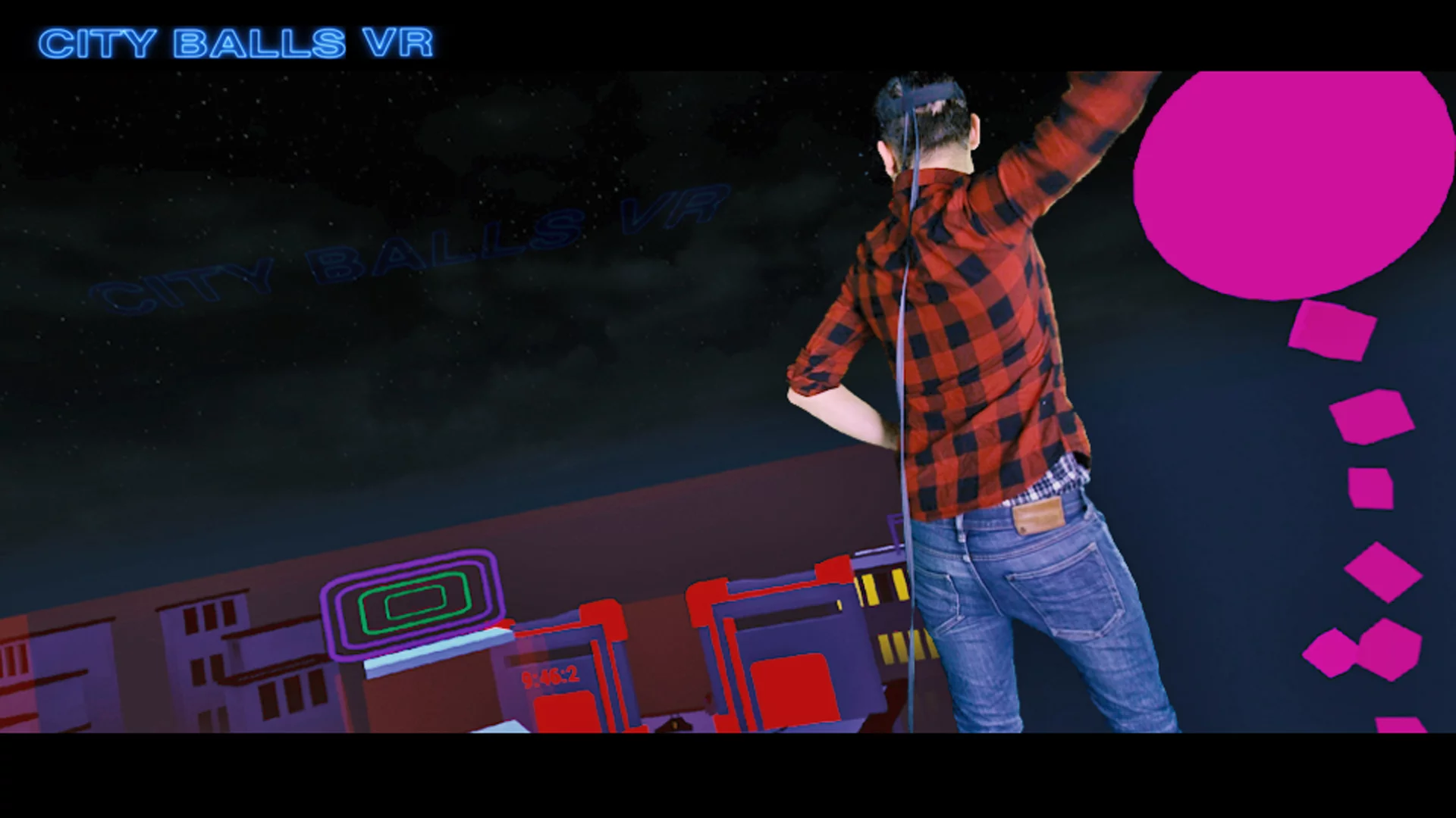 Изображение игры: CITY BALLS VR