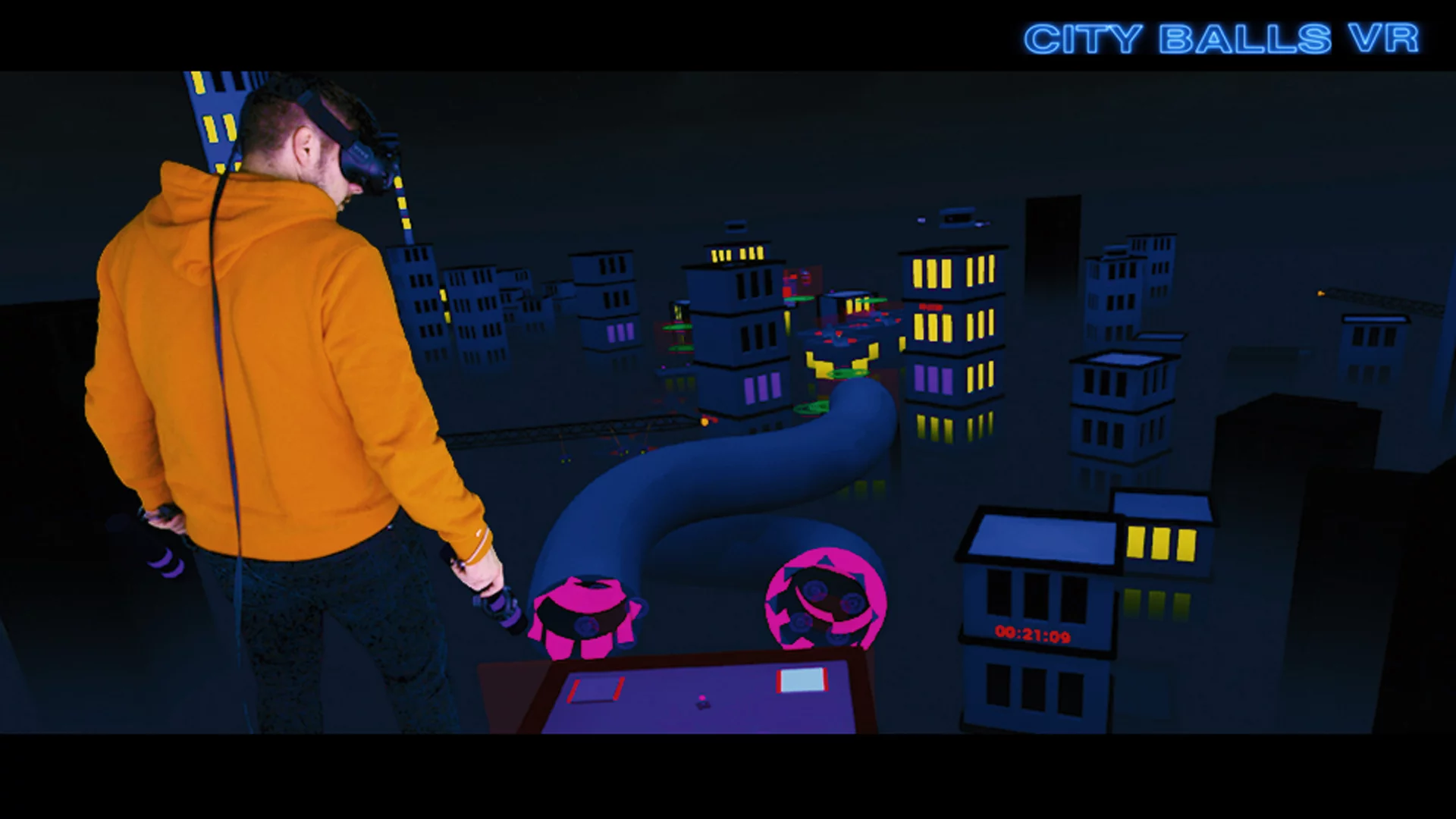Изображение игры: CITY BALLS VR