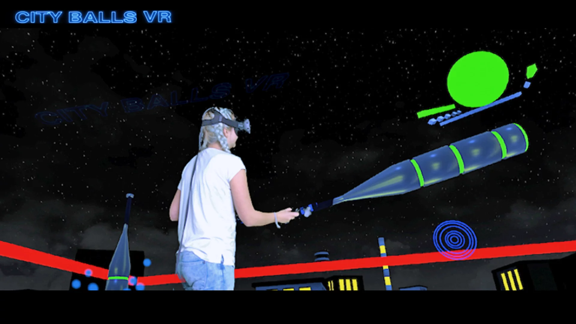 Изображение игры: CITY BALLS VR