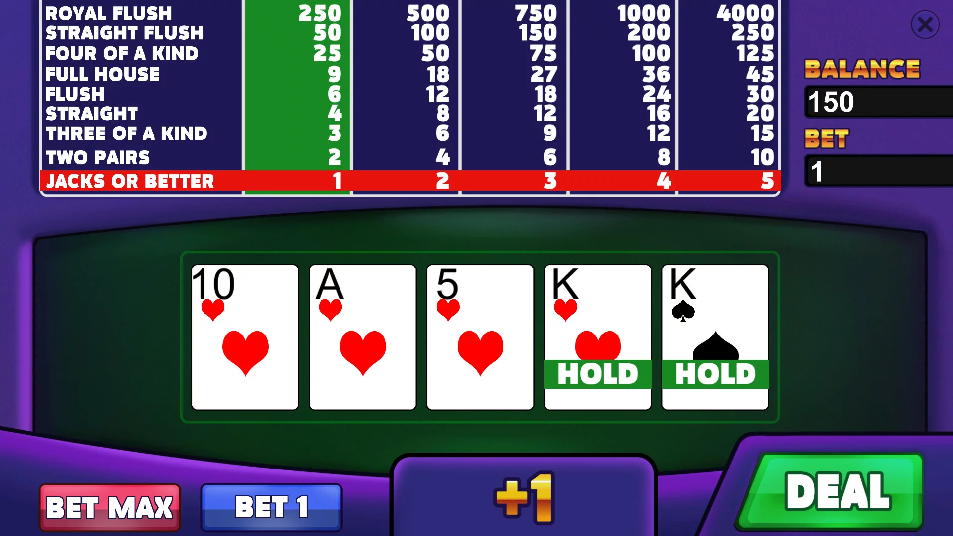 Изображение игры: Royal Casino: Video Poker