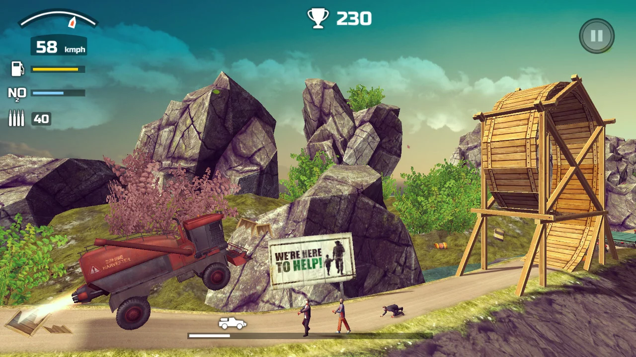 Изображение игры: Zombie Derby 2