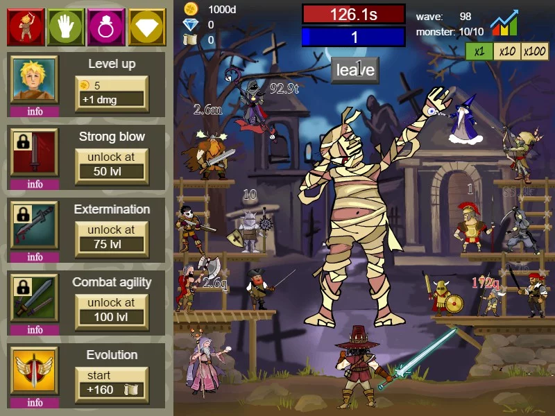Изображение игры: Click and fight