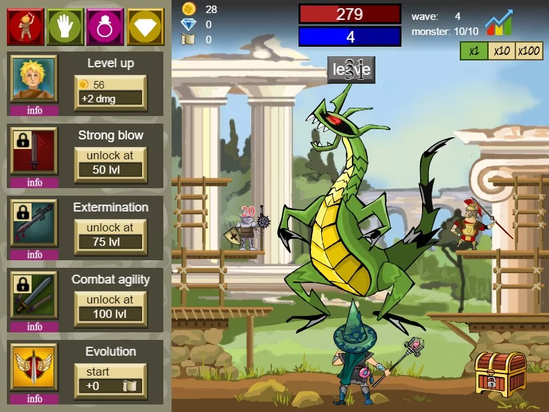 Изображение игры: Click and fight