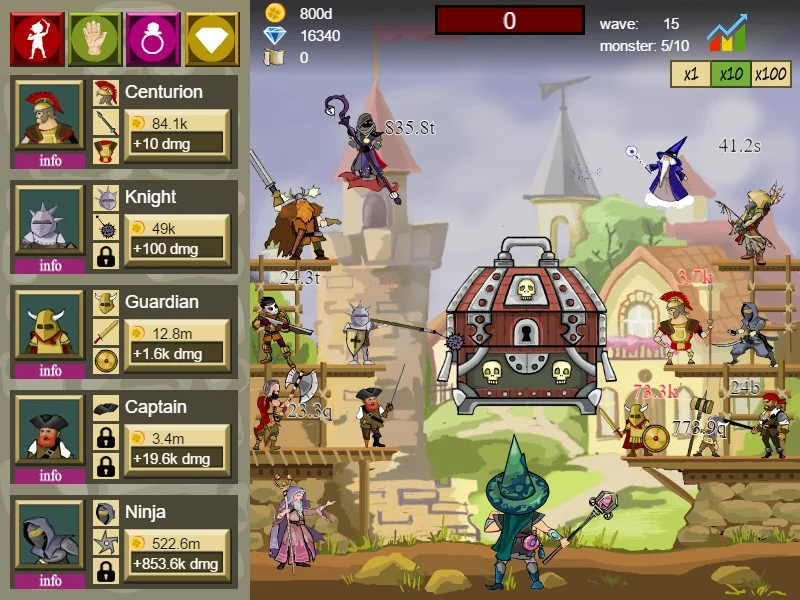 Изображение игры: Click and fight