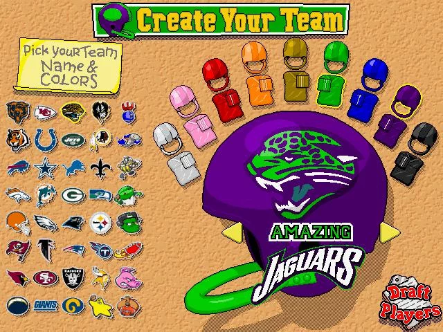 Изображение игры: Backyard Football (1999)