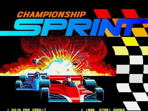 Изображение игры: Super Sprint